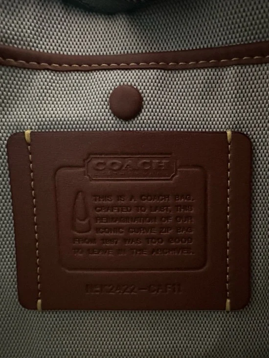 Coach Curve Zip Shoulder Bag - Picture 3 of 5